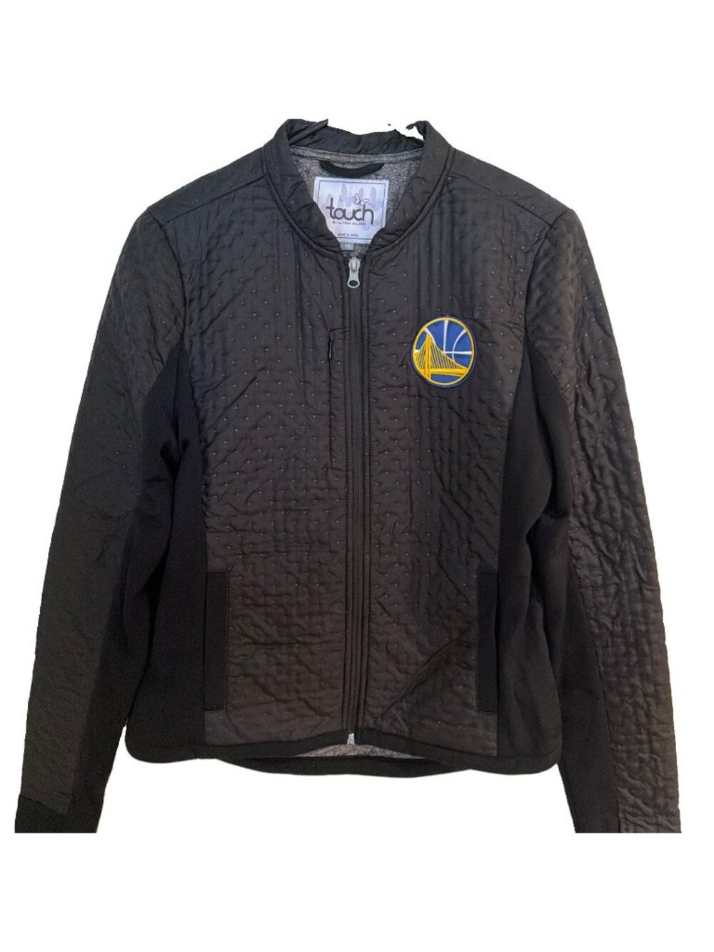 NBA Touch Alyssa Milano SF Golden State Warriors Women’s Sz M Full Zip Jacket